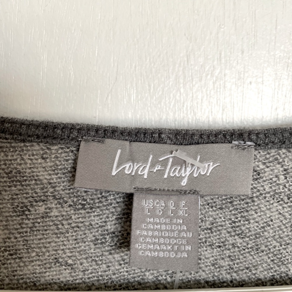 Lord and Taylor Soft Flutter Midi Dress - Size L - Picture 4 of 12